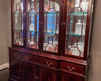 Stickley large 4-door display cabinet. Price is $2,800
1'5 x 5'6 x 6'8