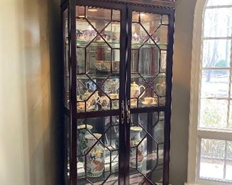 Stickley medium chinese display cabinet. Price is $2,500
38" x 14.5" x 92"
