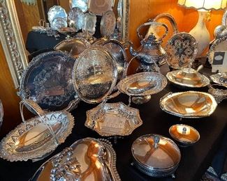Array of Sheffield Plate and American Silver Plate