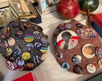 Wonderful 80's button collection! 