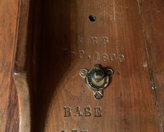 Detail of Tilt Top Table