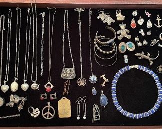 Sterling and Gold Jewelry 