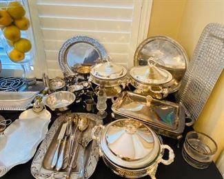 Silver serveware