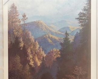 1006	SIGNED LEE ROBERSON LIMITED EDITION PRINT TITLED *WEST OF LECONTE* 1992. NO. 540/1000. IMAGE IS APP. 17 1/2 IN X 25 1/2 IN 

