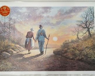 1009	SIGNED LEE ROBERSON LIMITED EDITION PRINT TITLED *TOWARD SUNSET* 2000. NO 540/1000. IMAGE IS APP. 17 1/2 IN X 25 1/2 IN 
