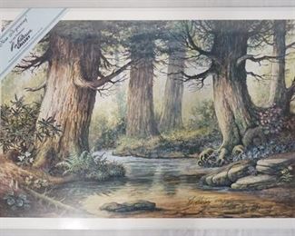 1012	SIGNED LEE ROBERSON LIMITED EDITION PRINT TITLED *NEW BEGINNING* 1994. NO 540/1000. IMAGE IS APP.  17 1/2 IN X 25 1/2 IN 
