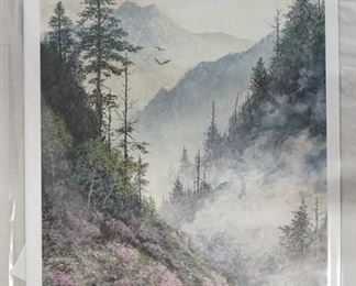 1024	SIGNED LEE ROBERSON LIMITED EDITION PRINT TITLED *LIBERTY* 2002. NO 540/1000. IMAGE IS APP. 17 1/2 IN X 25 1/2 IN 
