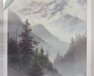 1038	SIGNED LEE ROBERSON LIMITED EDITION PRINT TITLED *STORM WAKE* 1990 NO. 540/1000. IMAGE IS APP.  19 IN X 23 3/4 IN 
