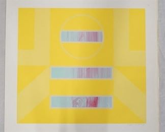 1071	SIGNED CARMEN CICERO LIMITED EDITION PRINT NO. 35/55. IT IS PENCIL SIGNED LOWER RIGHT. 22 IN X 24 IN.  BORDER HAS SOME DAMAGE.
