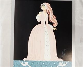 1094	ERTE  1982 *LA TRAVIATA* ART POSTER, SEVENARTS LTD PUBLISHED EXCLUSIVLEY BY IMPRESS GRAPHICS NEW YORK. 20 IN X 30 IN
