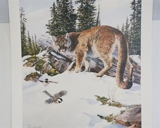 1114	SIGNED JANENE GRENDE UTTER LIMITED EDITION PRINT *THE GETAWAY* NO. 87/275 PENCIL SIGNED LOWER LEFT. 20 1/4 IN X 24 IN. 
