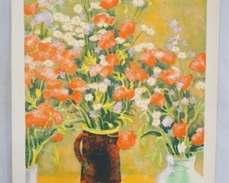 1116	SIGNED A. VIGNOLES LIMITED EDITION STILL LIFE PRINT, NO. 74/150 PENCIL SIGNED LOWER RIGHT. 19 IN X 25 3/4 IN 
