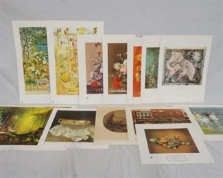 1134	LARGE LOT OF ART PRINTS BY VARIOUS ARTISTS INCLUDING FRANS VAN LAMSWEERDE, SALVIDOR DALI, LYDIA KEMENY & MORE  BY NEW YORK GRAPHIC SOCIETY. SOME PRINTS MAY HAVE SOME WEAR AROUND THE BORDERS. LARGEST IS 22 1/4 IN X 17 3/4 IN. 
