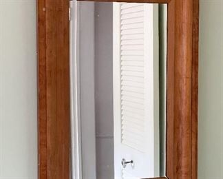 Wood Framed Wall Mirror