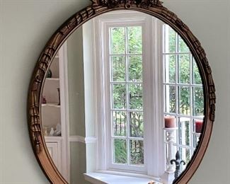Vintage Round Wall Mirror