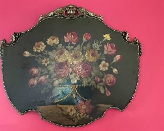 Still Life Floral Painting on Board 