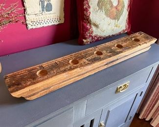 Wooden Votive Candle Holder