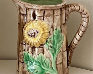 Majolica Creamer / Pitcher