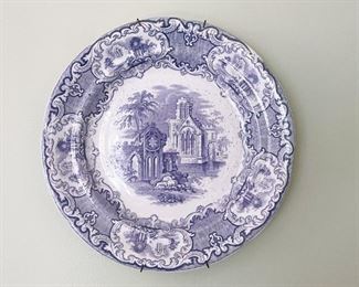 Lavender Transferware Dish