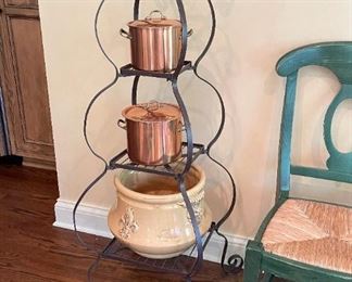 Metal Standing Pot Rack