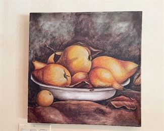 Wall Decor - Canvas, Pears Still Life