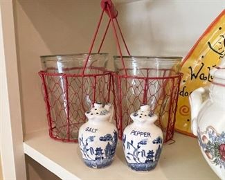 Blue Willow Salt & Pepper