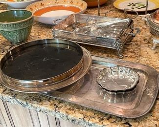 Silver Plate & Serving Pieces