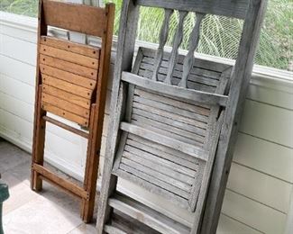 Wooden Folding Chairs