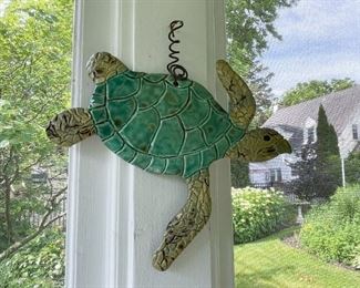 Pottery Turtle Wall Decor