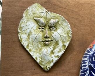 Pottery Leaf Wall Decor