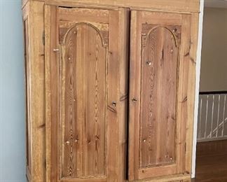 Primitive Wood Armoire