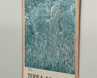 Framed Terra Museum Poster 