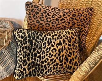 Leopard Print Throw Pillows