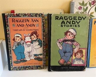 Vintage Children's Books - Raggedy Ann & Andy