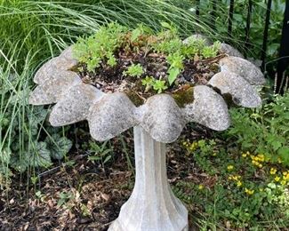 Concrete Birdbath