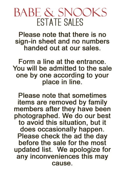 **FANTASTIC EVANSTON ESTATE** by BABE & SNOOKS... starts on 5/15/2021