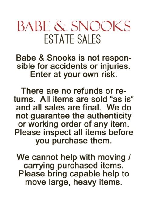 **FANTASTIC EVANSTON ESTATE** by BABE & SNOOKS... starts on 5/15/2021