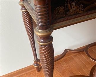 Marble top entry table Mario Buatta