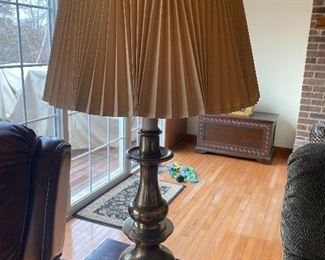 Stiffel brass lamp
