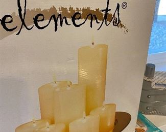 Candles & tray