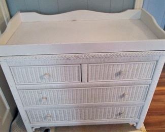Wicker Chest / Changing Table