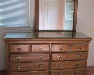Dresser & Mirror by Kincaid Furniture Co. "Hunter's Run"