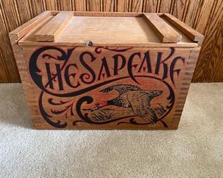 Chesapeake wood storage box