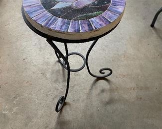 Nice tile patio table