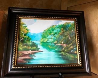 Highwaymen 
Mary Ann Carroll
10”Wide x8” High
Signed on back 