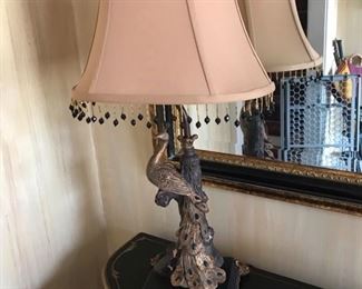 Peacock lamp