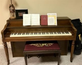 George Steck upright piano