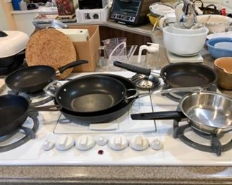 Calphalon fry pan set
