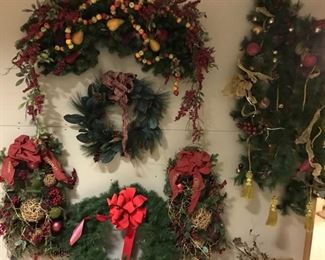 GrandinRoad  wreaths and garland