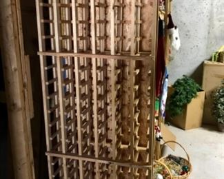 Wine bottle rack